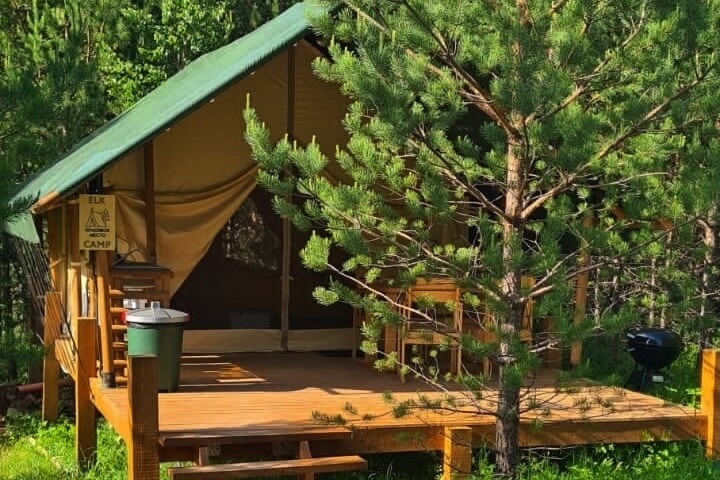 Глэмпинг Красивое место